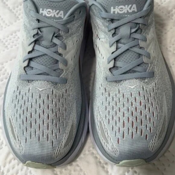 Hoka One One Clifton 8 Woman Lady Size 10 Wide 10D Running Shoes Sneakers - Picture 4 of 10